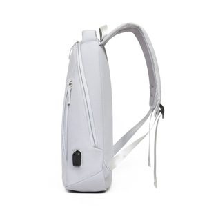 Laptop <b>Backpack</b> For Men Anti-Theft USB Charging 20-35L Business Travel Solid Color Shoulder Straps - Product Image 1