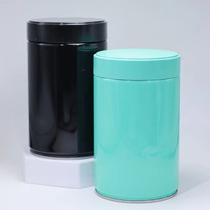 Latas de Metal Personalizadas de 73*73mm, Selladas Herméticamente, para Té Matcha de 80g, Café, con Tapas y Tapones Interiores de 30g, Impresión Serigráfica - Product Image 5