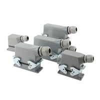 Connecteur industriel modulaire robuste pour alimentation 16 broches 24 broches pour robot mécanique Rail Transit Cable Equipment Aluminium