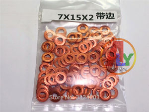 7x1 5mm/9x18mm 디젤 커먼 레일 인젝터 구리 씰 와셔 가스켓 링 수리 키트 F00vc17504 f00VC17503 F00VC17505 F00VC1750 - Product Image 5