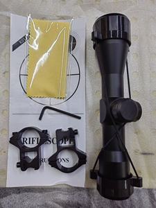 FOCUHUNTER 전술용 7.5인치 길이 4X32 질소 충전 스코프 25.4mm 하이 프로파일 스코프 링 알루미늄 야외 광학 스코프 - Product Image 3