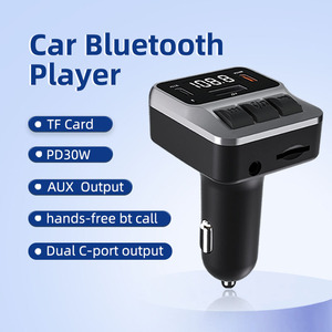 C65 Transmisor FM inalámbrico para coche Llamada manos libres PD30W Puerto dual y <span class=keywords><strong>USB</strong></span> Cargador rápido Reproductor de MP3 para automóvil con tarjeta TF y AUX - Product Image 4