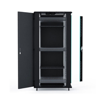 Armoire serveur réseau 42U, largeur 600 mm, profondeur 400 mm, rack de centre de données sur pied, en acier SPCC, avec roulettes robustes