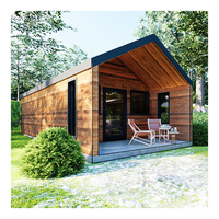 Maison préfabriquée en acier à structure légère, entièrement meublée, avec panneaux sandwich, nouvelle conception, petite villa, petite maison pour bureau, magasin, atelier