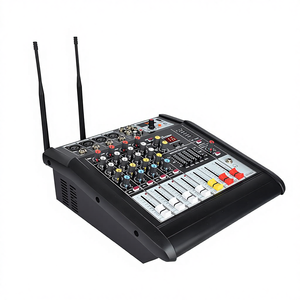 Amplificador Mezclador PA Profesional de Alta Potencia para Escenarios, Bodas y Eventos en Vivo con DSP, Reverberación, Ecualizador y Efectos de Micrófono - Product Image 2