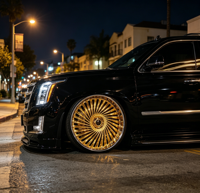 Nouvelles jantes en alliage d'aluminium forgé 2 pièces de style turbine personnalisées 6061-T6 pour Defender Escalade Cullinan SUV de luxe 5 ans