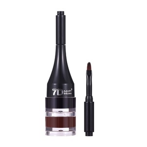 Custom Logo Eyeliner penna con 2 in 1 spazzola per le donne uomini di sesso maschile migliorare il sopracciglio barba riempitivo matita per il viso capelli tinture per capelli - Product Image 1