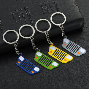 カスタムチェーン車のキーホルダーカスタムロゴスクールバスキーホルダー - Product Image 4