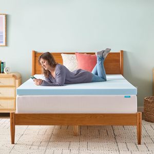 Surmatelas en mousse à mémoire de forme ventilée de 3 pouces, infusé de gel rafraîchissant, personnalisable, au meilleur <span class=keywords><strong>prix</strong></span> d'usine - Product Image 6