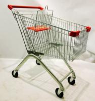 Chariot à plateforme en acier commercial personnalisé DIKA TROLLEY 2026 de Chine, chariot de courses pliable, surface zinguée, Jiangsu