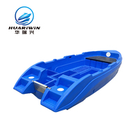 Blue Lake HDPE Speed Boat 4.9M Coque anti-vague moulée monobloc de capacité 7 personnes pour une conduite en douceur Couleur Bateau à rames rapide