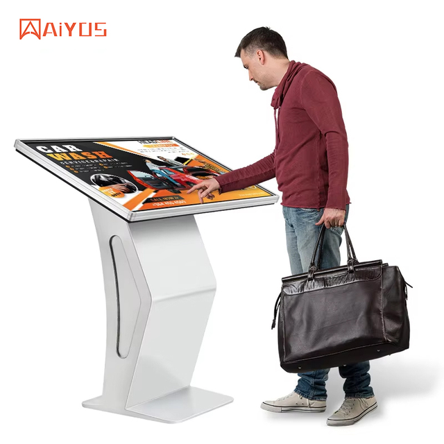 Indoor Outdoor Touch Screen Kiosk K Type Base Stand LCD Digital Signage and Digital Displays Billboard Advertising Display