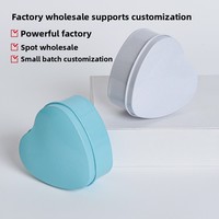 Boîte en fer blanc en forme de petit cœur créative pour bonbons de mariage, personnalisable, de qualité alimentaire, emballage cadeau prêt à l'emploi