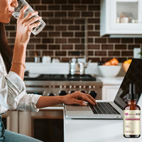Gouttes liquides d'Ashwagandha OEM, Withania Somnifera, sans alcool, 30 ml, complément alimentaire à base de plantes, soutient l'énergie et la vitalité, étiquette privée personnalisée