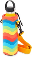 24oz/32oz Porte-bouteille d'eau en néoprène Housse de transport d'épaule à la mode pour bouteilles de 1000ML/750ML