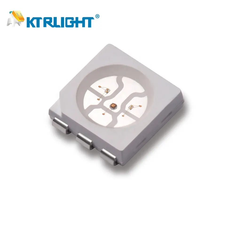 Bán Hàng Nóng KTRLIGHT 5050 SMD LED Chip Rohs RGB 0.2W Độ Bóng Cao Đầy Đủ Màu LED 5050 5.0*5.0*1.6Mm 2 Năm