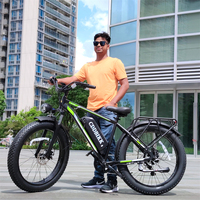 Vélo Électrique Tout-Terrain 26 Pouces à Pneus Larges avec Écran LCD, Certifié CE, Vente en Gros depuis les Entrepôts UE et USA