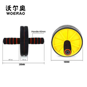 Roue abdominale pour hommes, rouleau silencieux, double roue abdominale pour femmes, équipement de fitness - Product Image 3