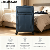 Valise à roulettes ultra-légère en tissu Oxford pour professionnels, bagage cabine fin pour les voyageurs fréquents et les pilotes – Vente en gros usine