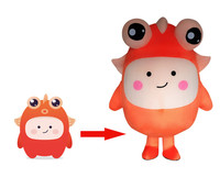 CustomPlushMaker com Toyseei professionnel personnalisé faire point tigre en peluche animaux mascottes Costume personnalisé en peluche jouet