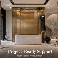 Paravents décoratifs en acier inoxydable découpés au laser, sur mesure, pour hôtel, hall moderne
