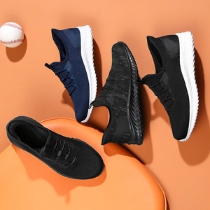 <strong>Men's</strong> Lightweight Mesh Casual Sneakers Breathable Walking Style Shoes Slip-on Comfort Sock <strong>Trainers</strong> <strong>for</strong> Sports Fitness Training - Product Image 3