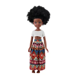 장난감 공급 도매 소녀 장난감 13 인치 Bjd 인형 인기있는 아프리카 인형