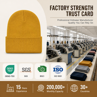 Bonnet tricoté uni côtelé à revers, chaud, extensible, doux, respirant, multicolore, avec logo personnalisé, OEM, vente en gros, faible MOQ