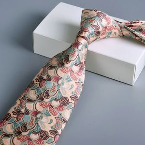 Corbata de Vestir Profesional para Hombre, Nueva, de 8 cm, con Estampado, Estilo Formal, Material de Poliéster, Corbatas con Estampado a Mano - Product Image 6