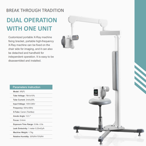 معدات الأشعة السينية المحمولة الجديدة 70kv المحمولة باليد الأشعة السينية Pet مصغرة الرقمية بالأشعة السينية - Product Image 6