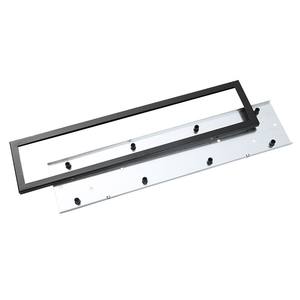 Supports de <span class=keywords><strong>plaque</strong></span> <span class=keywords><strong>d</strong></span>'<span class=keywords><strong>immatriculation</strong></span> de voiture en acier inoxydable chromé Euro personnalisés avec vis - Product Image 3