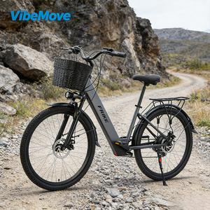 Vélo de montagne électrique VIbemove pour femmes, moteur arrière haute puissance, 7 vitesses, batterie au lithium - Product Image 4