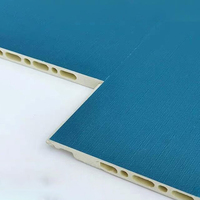 Panneau de protection mural et de plafond en fibre de bambou, panneau de fixation sans joint en plastique pour la décoration moderne de la maison