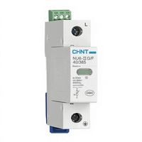 Parafoudre basse tension CHINT NU6II G/F 20kA-60kA 1P 2P 3P 3P+N 4P pour armoire de distribution de système solaire, certifié CE