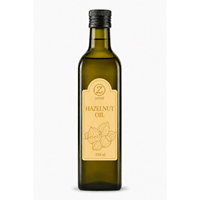 Aceite de Avellana Virgen de Grado Cosmético y Alimentario, Botella de 250 ml