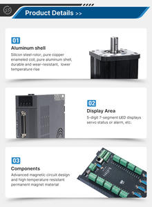 تحكم دقيق 60 فلانج AC طقم سائق 1.91N.<span class=keywords><strong>m</strong></span> V 50hz rpm 1.8 W لمحاذاة الهوائي - Product Image 6