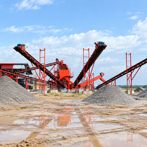 Station de concassage de roche fixe UNIQUEMAC 100-150 tonnes/heure, concasseur de sable et de gravier de quartz, équipement complet de concassage minier - Product Image 1