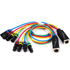 Convertidor de señal de red <span class=keywords><strong>Kannon</strong></span> MA2, Cable de red RJ45 de uno a cuatro, consola de iluminación, extensor de red, chaqueta de nailon, conector XLR - Product Image 2