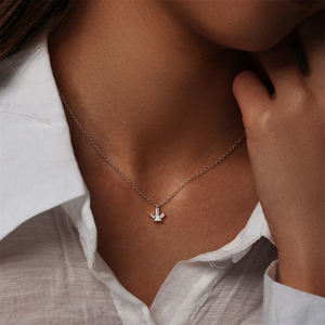 Collar con Colgante de Corona de Circonita Rosa de CANNER, Joyería de Moda, Tendencias 2023, Collar de Plata de Ley S925 para Mujer - Product Image 6