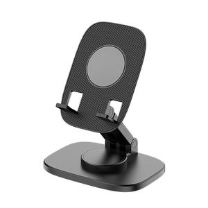 Desktop Metal <b>Tablet</b> Phone <b>Stand</b> Adjustable 360 Degree Rotatable Foldable Support <b>for</b> Mobile Devices - Product Image 5