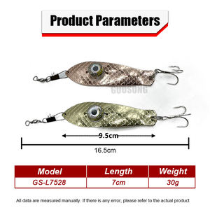 Meilleure Qualité 9.5cm30g Métal Spinner appâts Cuillère De Pêche Leurre Électronique Luminescent Led 30g Appât - Product Image 5