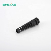 Connecteur étanche IP68 plastique Flex spirale anti-traction presse-étoupe Nylon protecteur pour fil 3.5-6mm
