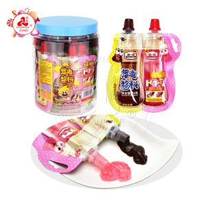 2 en 1 Saveur de <span class=keywords><strong>fraise</strong></span> <span class=keywords><strong>et</strong></span> de <span class=keywords><strong>chocolat</strong></span> Double saveurs Gel de confiture à presser Bonbon liquide - Product Image 1