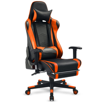 Chaise de jeu 1 pièce Livraison gratuite Chaise de jeu ergonomique en cuir Dossier réglable Siège inclinable Chaise d'ordinateur moderne