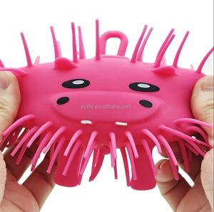 Best-seller all'ingrosso TPR morbidi Squishy espressione palle carino ippopotamo viso antistress giocattolo per bambini di età compresa tra 5 e 7 anni