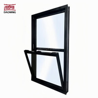 Fenêtre fixe en aluminium à double vitrage pare-balles Topbright Hurricane Impact avec rupture de pont thermique personnalisée pour maison