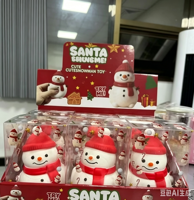 Jumbo Christmas Squishy Snowman Toy Cute Snowman Soft Slow Rising Squeeze Sensory Fidget Stress Relief Gift Kids Wholesale