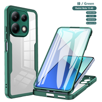 Étui de téléphone portable transparent 360 pour Redmi Note 15 Pro+/15 Pro/15/14/13 Protection intégrale double face