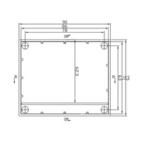 Boîtier mural en plastique ABS pour haut-parleur, boîtier de commande, prix usine
