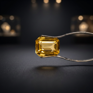 Saphir naturel du Sri Lanka de 5,95 carats, taille octogonale, pierre précieuse non chauffée, saphir de Ceylan, pierre de joaillerie fine certifiée GII - Product Image 2